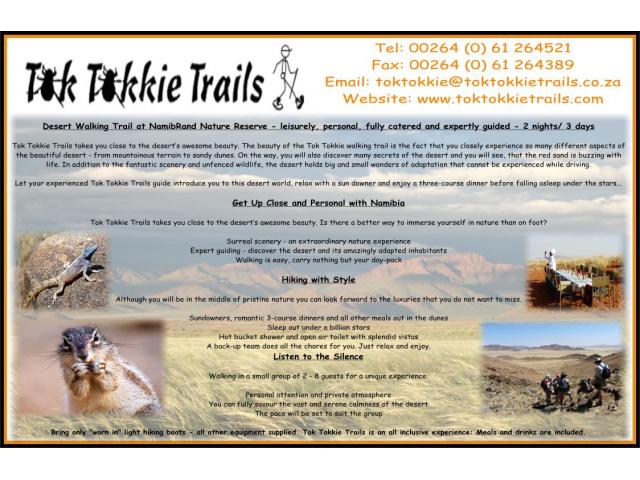 Tok Tokkie Trails
