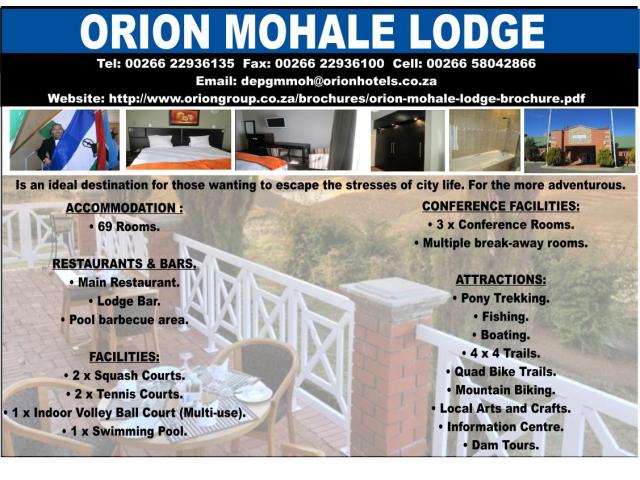 Orion Mohala Lodge