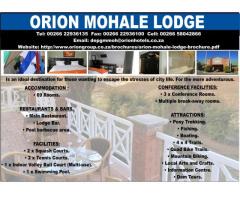 Orion Mohala Lodge