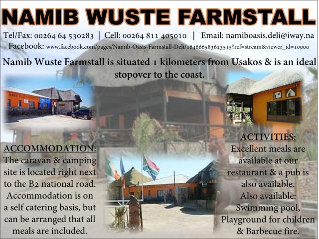 Namib Wuste Farmstall