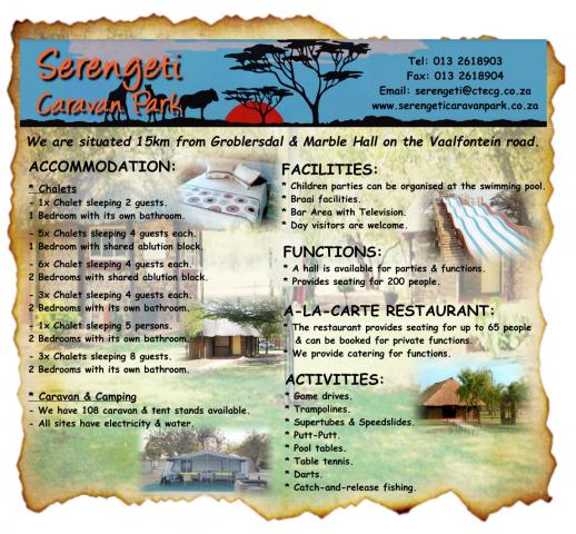 Serengeti Caravan Park
