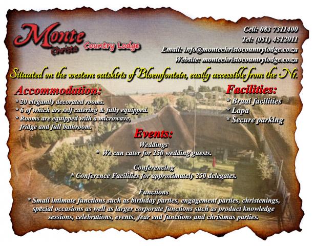 Monte Christo Country Lodge