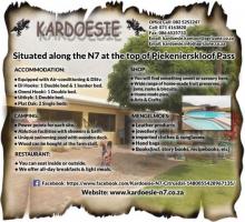 Kardoesie Padstal / Accommodation / Restuarant & Caravan Park