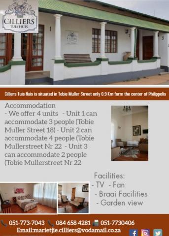Cilliers Tuis Huis Philippolis
