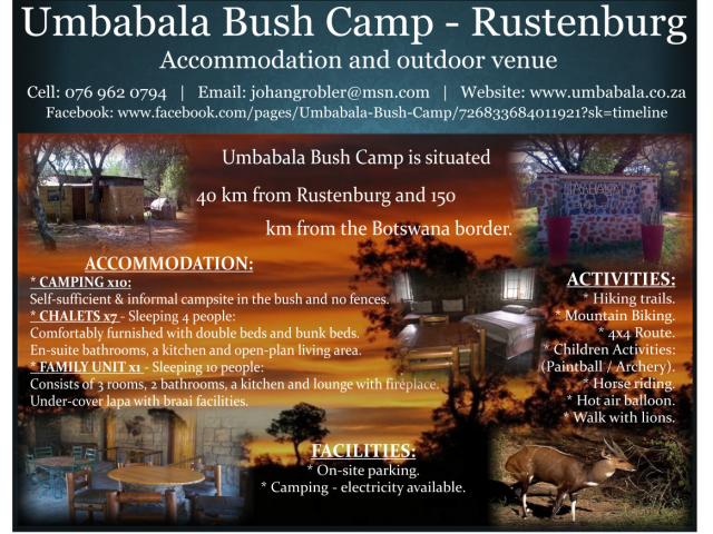 Umbabala Bush Camp