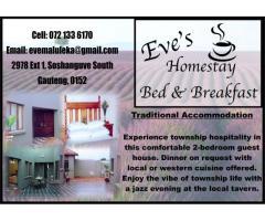 Eve’s Homestay Bed & Breakfast
