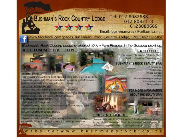 Bushman`s Rock Country Lodge