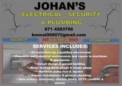 Johan's Electrical - Security & Plumbing