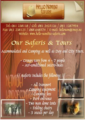 Hello Namibia Safaris