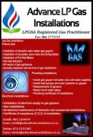 Advance LP Gas Installation LPGSA Registered Gas Practitioner