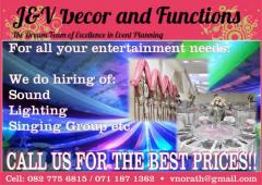 J & V Decor and Functions