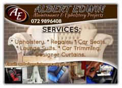 Albert Edwin Maintenance & Upholstery Projects