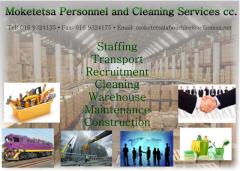 Moketetsa Personnel and Cleaning Services cc.