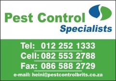 Pest Control Specialists - Harties, Brits, Thabazimbi