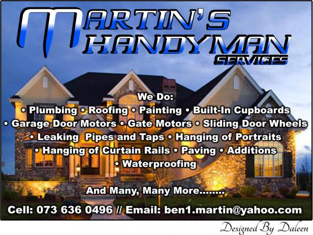Martin's Handyman Services Martin's Handyman Services