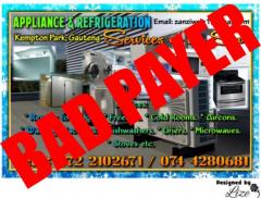 Appliance & Refrigeration Services on the Spot