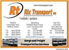 RIX TRANSPORT CC