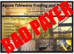 Agone Tshiwana trading Park and Projects