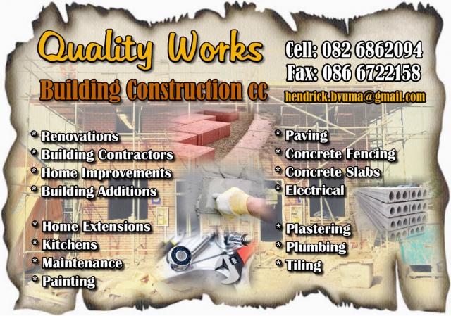 Quality Works Building Construction cc