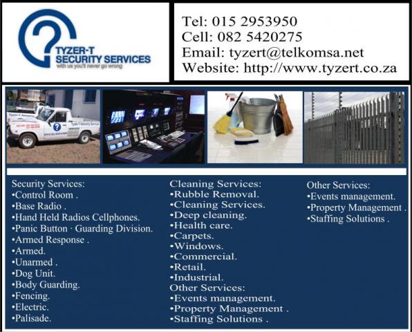 TYZER T SECURITY & CLEANING SERVICES