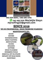 M&J ROOF AND PAVING HIGH PRESSURE AND MAINTENANCE SERVICES (PTY LTD