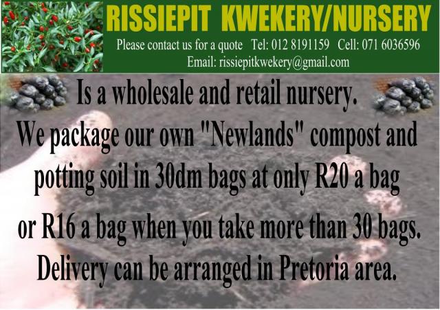 Rissiepit Kwekery / Nursery