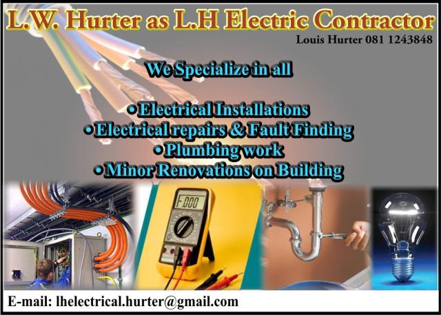 L.W. Hurter as L.H Electric Contractor