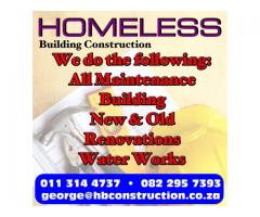 Homeless Building Construction