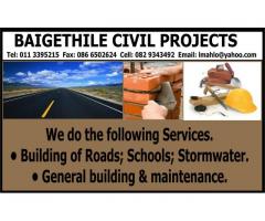 Baigethile Civil Projects