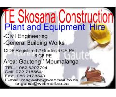 TE Skosana Construction Plant and Equipment Hire