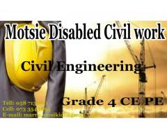 Motsie Disabled Civil Works