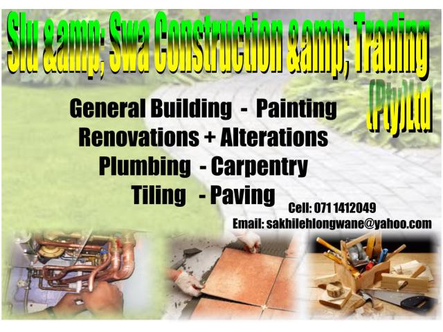 Slu & Swa Construction & Trading (Pty)Ltd