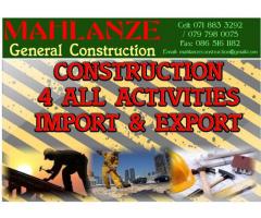 Mahlanze General Construction