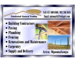 Tshalitshali General Trading