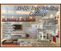 M H Dry Walling, Ceilings