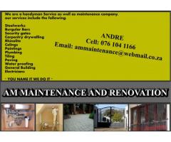 AM MAINTENANCE AND RENOVATION