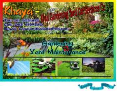 Khaya - Khul Gardening Yard Car Services Cc