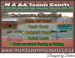 M & AA TENNIS COURTS