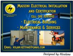 Mazizini Electrical Installation and Certification