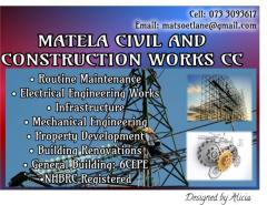 MATELA CIVIL AND CONSTRUCTION WORKS CC