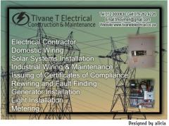 Tivane T Electrical Construction & Maintenance