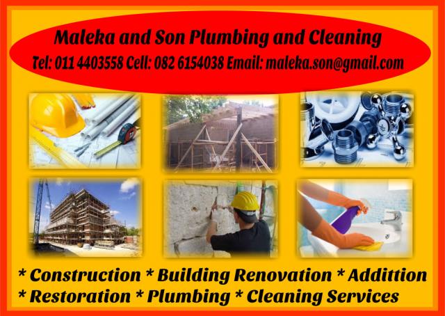 Maleka and Son Plumbing and Cleaning