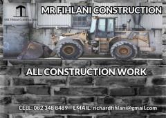 Mr Fihlani Construction