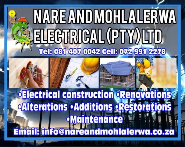 Nare and Mohlalerwa Electrical (Pty) ltd