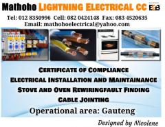 Mathoho Lightning Electrical cc