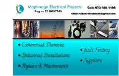 Maphango  Electrical Projects