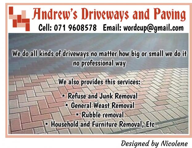 Andrew's Driveways and Paving Andrew's Driveways and Paving