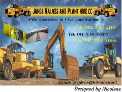 Jands Valves and Plant hire cc