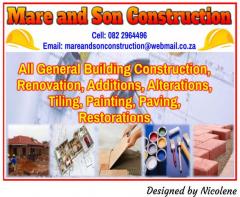 Mare and Son Construction