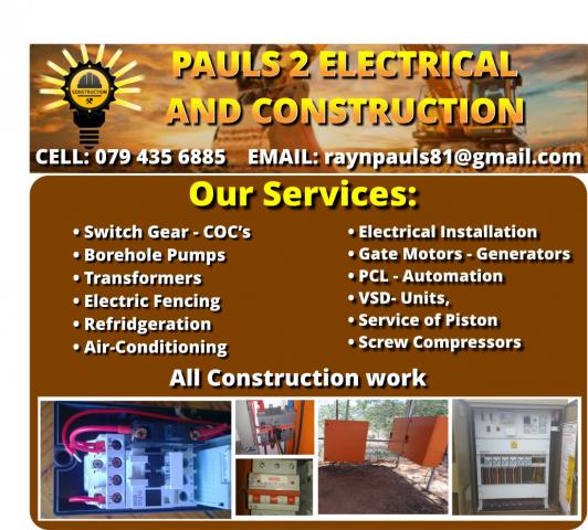 Pauls 2 Electrical and Construction